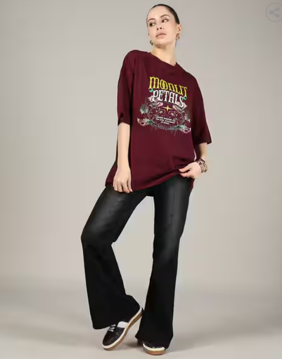 Chest Print Crew Tshirt